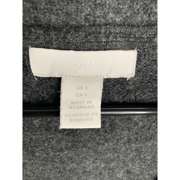 H&M Womens Gray Knit V-Neck Sweater Size S - Picture 4 of 5